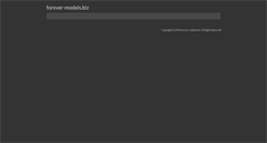 Desktop Screenshot of forever-models.biz